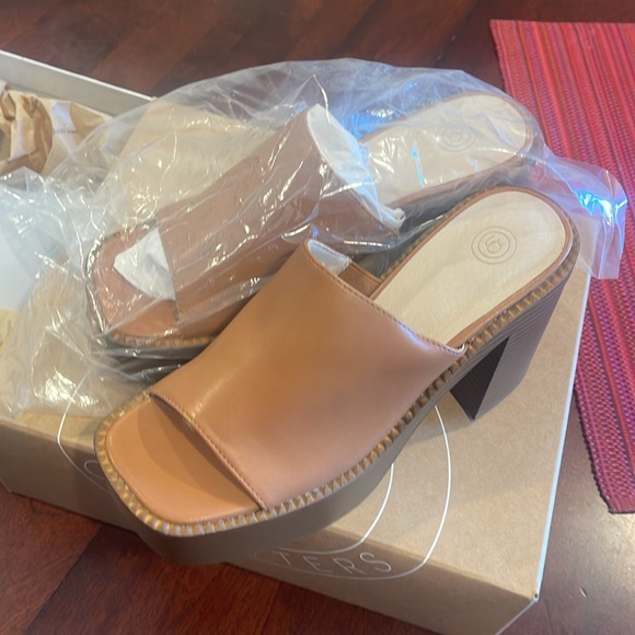 Urban Outfitters Paloma Mule Brown platform shoes size 7 - Picture 8 of 13